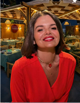 Guest at Portofino Beach Bar in the evening